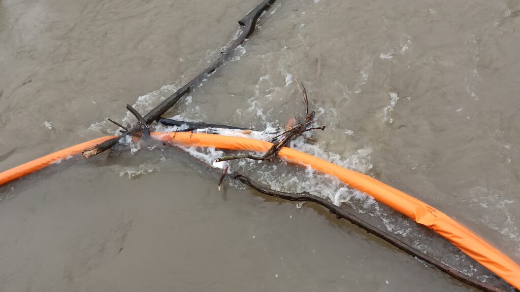 Le barrage en action -Crespin