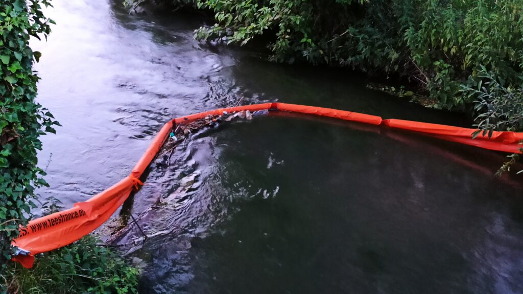 Le barrage en action - St Python